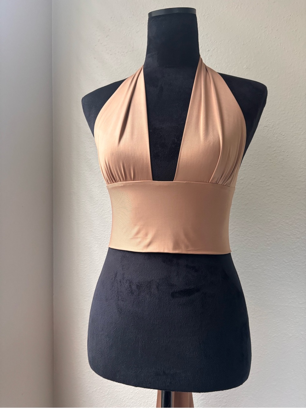 Princess Polly Tan/Nude Fabric Label Top